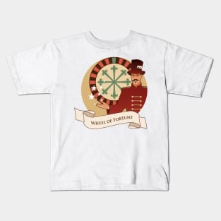 Tarot Arcana: Wheel of Fortune Kids T-Shirt
